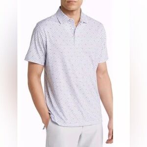 Peter Millar Seeing Double Skull Print Polo Men’s Sz L